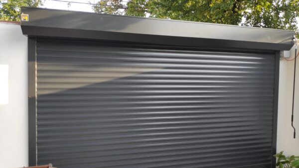 1250 euro - Usa rulou lamele din aluminiu 77mm gri antracit RAL 7016 - LxH 3500x2450(2500)